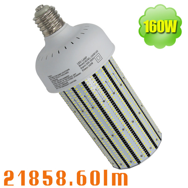 160Watt 480V 347V High Bay LED Retrofit Mogul Base Corn Bulb 400W Metal Halide Replacement LED Tennis Court Gymnasium Light