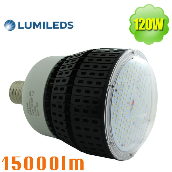 480V LED Retrofit 120W E39 Mogul Base Warehouse Light Bulbs 347V Replace 400Watt Metal Halide High Bay Workshop Factory Garage 200-500VAC