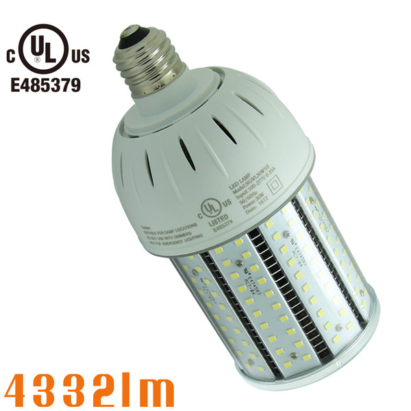 Led Corn Lights 30W E26 / 5000K / 4332Lumen, Replacement for Metal Halide Bulb, HID, CFL, HPS, 360 Degree Street Area Lighting