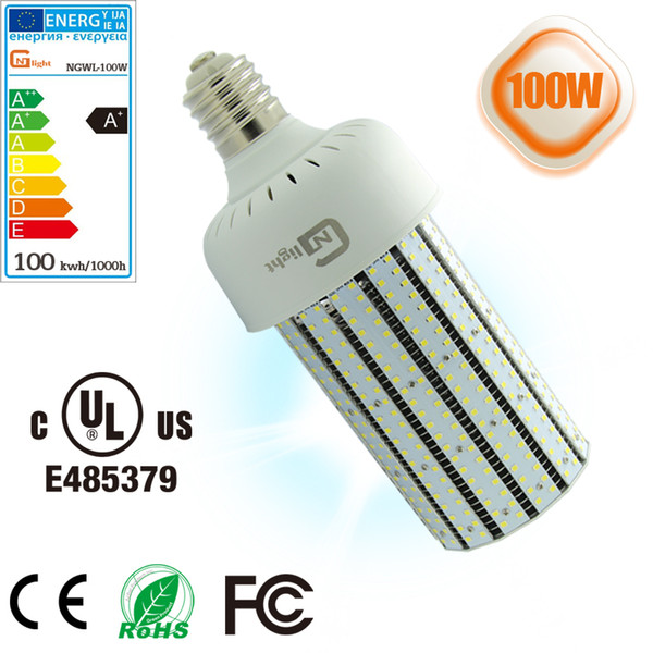 100w E27 E26 E39 E40 LED replacement bulb 277v corn light retrofit 400w metal halide for church