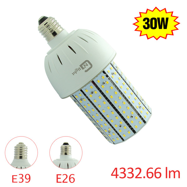 30w high bay led corn lamp 360 degree led street light E27 E26 E40 E39 daylight white 5000K led corn light bulb