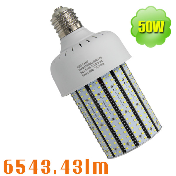 50W LED Corncob corn 480V Replace 175W Metal Halide HID Parking L
8000
ot Lights 100-500VAC 6543 Lumens 360 Degree Commercial Security Light Bulb