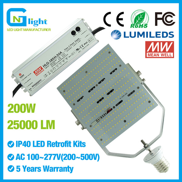 200w led retrofit e39 base 5000k replace led parking lot 1000w metal halide hid shoebox replacement bulb