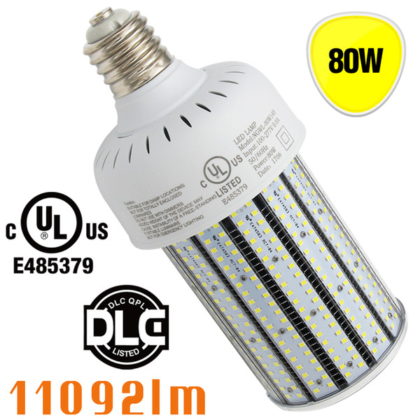 Pc cover 80w led shoebox light bulb E39 E40 Retrofit tennis court golf court 250w high pressure sodium light