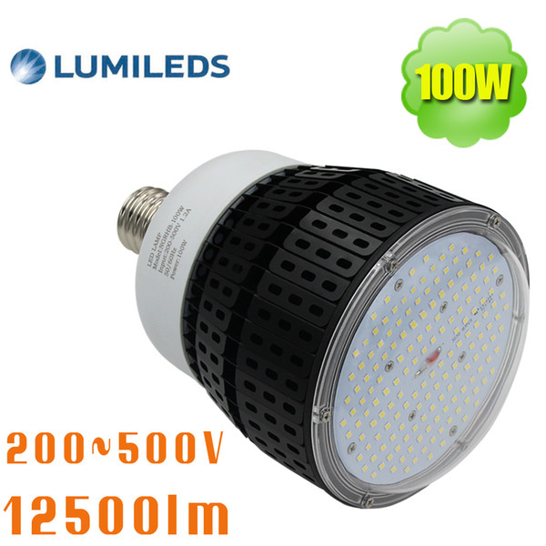 100w led high bay industrial e39 bulb Replace 400W metal halide hid warehouse light 347v 480v input 3030 SMD 5 years warranty