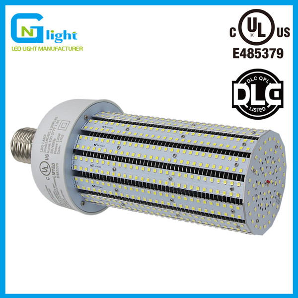 135lm/w 120 Watt LED High Bay Bulb for Industrial Lighting, 400W Equivalent, 360 Degree Corn Lamp Warehouse Shop Light 100-277VAC UL DLC