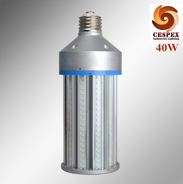 5200lm high bright UL DLC AC110V 220V outdoor post top E40 E39 40w LED corn bulb lamp with 80000 hours life span