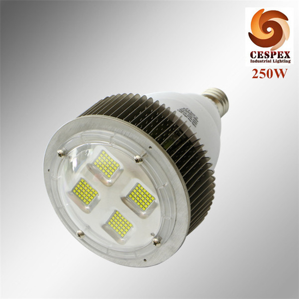 Aluminum 250W LED high bay light e40 e39 AC110V 220V 50/60 hz 250W LED high bay light bulb replace 700W metal halide