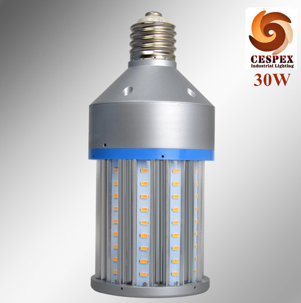 3750lm high bright UL DLC AC110V 220V outdoor post top E40 E39 30w LED corn bulb lamp with 80000 hours life span