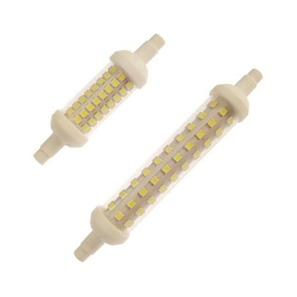 newest ceramics SMD2835 Dimmable r7s led 78mm 64leds118mm 80leds r7s 360 degree AC220Vreplace halogen lamp 20mm diameter