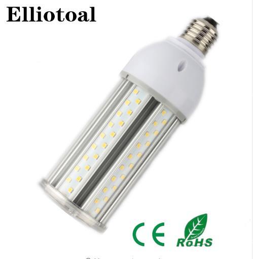 high quality E27 E40 LED corn light bulb 12w 16w 20w 24w SMD2835 street light pole led lamps led outdoor garden lamp AC85-265V