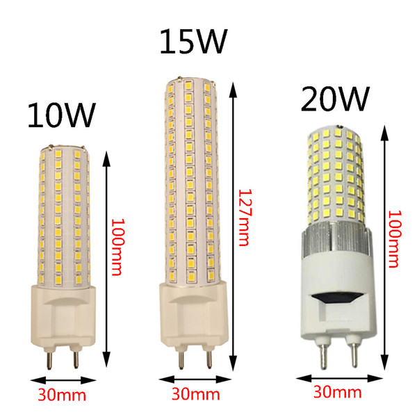 High bright SMD2835 G12 LED bulbs 10W 15W 20W led corn bulb light replacing for tracking lamp G12 bulbs warm natural cool white AC85-265V