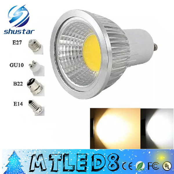 Led lights 9W 12W 15W COB GU10 GU5.3 E27 E14 MR16 Dimmable LED Sport light lamp High Power bulb lamps DC12V AC 110V 220V 240V bulbs