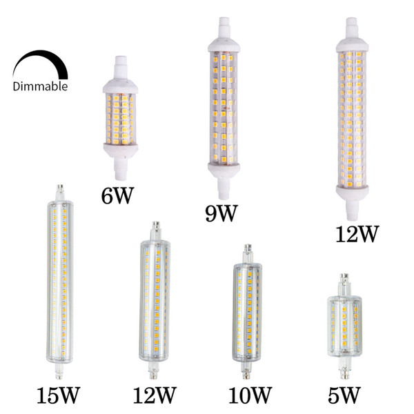 R7S J78 J118 Led Bulb Corn Lamp Dimmable 78mm 118mm 135mm 189mm Replace Halogen 25W 150W 500W Spot Light Floodlight AC 220V 110V