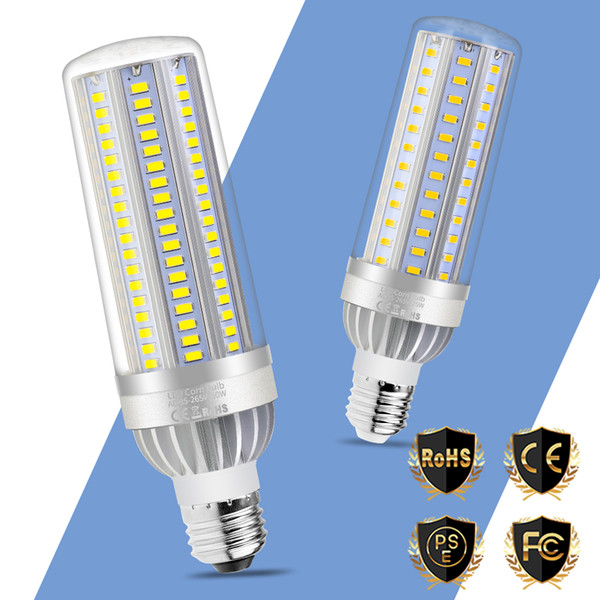 E27 LED Lamp 25W 35W 50W E26 Lampada LED Corn Bulbs Fan Cooling 220V Aluminum Energy Saving Lights No Flicker Home Lighting 5730