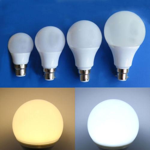 PACK OF 10 , B22 3W 5W 7W 9W LED Globe Bulb SMD Energy Saving Light AC 85-265V AC DC 12-24V