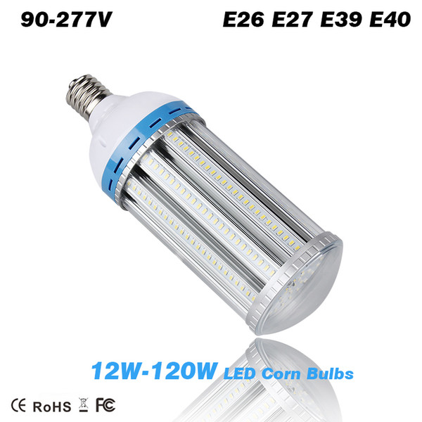 12W - 120W LED corn bulbs E26 E27 E39 E40 lamp Base Garden Lights Warehouse & parking lot lighting