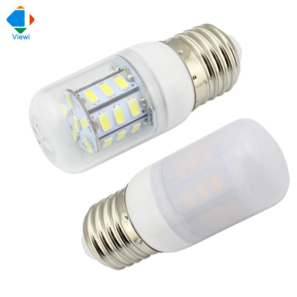 5x lampada led 12v corn bulb 24v bulbs light smd 5730 27leds E27 high bright Transparent shell Frosted Cover white energy saving