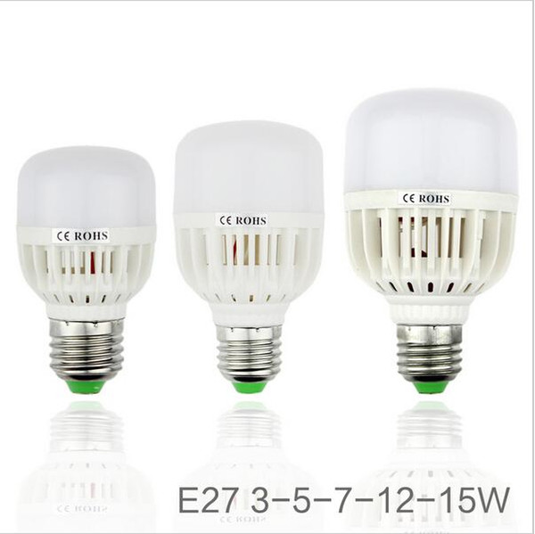 LED E27 360 degree bulb lamp lights High brightness Top quality Lampada Led Spotlight 3W 5W 7W 12W 15W 2835SMD AC220V 230V 240V