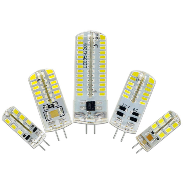 G4 12V 110-220V LED Corn Lamp 3W 4W 5W 6W 9W LED Light 3014 Corn Bulb Silicone Lamps Crystal Chandelier Home Decoration Light