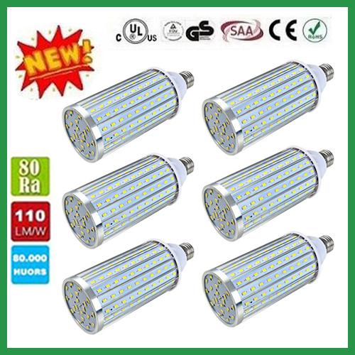 NEW aluminum alloy heat dissipation luster E27 SMD5730LED corn lamp 15W 20W 25W 30W 40W 50W 60W 80W AC85 ~ 265 v