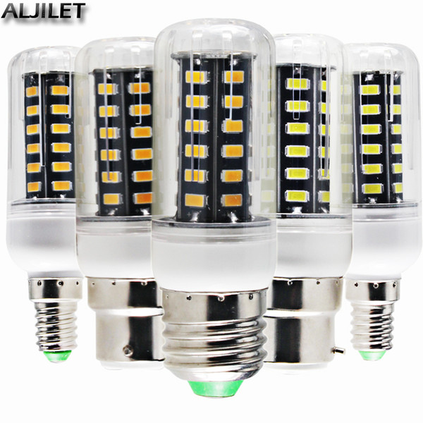 20pcs AC110v Led Bulb Light E27 B22 E14 GU10 7W 5730 SMD 42LEDS Chandelier Candle Corn Bulbs Lamp Home Lighting Luces Decorative