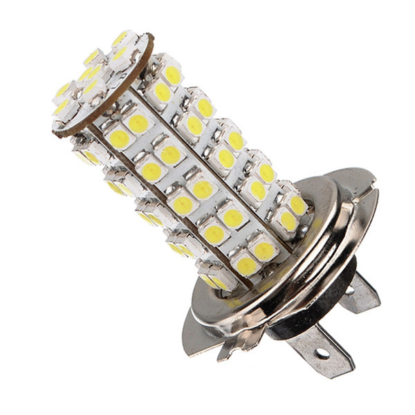 Xenon White 68 SMD Car Auto H7 6000K LED Bulb Head Light Fog Daytime Lamp Vehicle 12V Fog Lights Parking Lamp Bulb