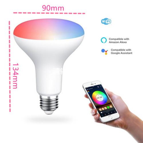 MagicLight WiFi BR30 LED Flood Light Bulb 11W, Tunable White & Color Changing LED Flood Light Bulb, Compatible with Alexa & Google Home