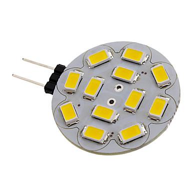 30pcs/lot G4 LED Lamp 12V 6W 12x5730SMD 550-570LM White /Warm White Light Spot Bulb Free Shippin