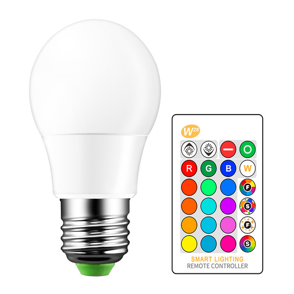 ABEDOE 16 Color Changing RGB Magic Light Bulb Lamp 5/10/15W 85-265V 110V 120V 220V RGB Led Light Spotlight + IR Remote Control