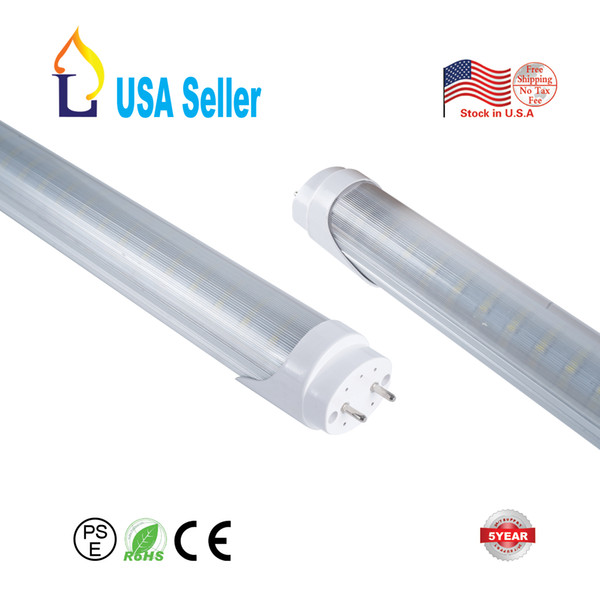 (US Stock)Hot Sale 8FT 40W LED Tube Light Single Strip SMD2835 192LEDS High Super Bright White Replace Led Fluorescent Light (50 PACK)