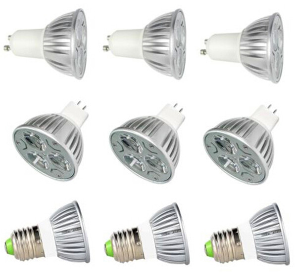 Hot sale CREE Led Lamp 9W 12W 15W Dimmable GU10 MR16 E27 E14 GU5.3 B22 Led spot Light Spotlight led bulb downlight lighting free shipping