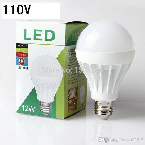 Wholesale High Bright E27/B22 5W 7W 9W 12W 15W 110V LED Bulb 5730 SMD LED Warm/Cool White Energy Saving led globe bulb Light Lamp