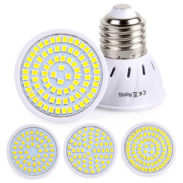 E27 Led Bulb GU10 MR16 Spotlight SMD2835 AC 220V 230V LED Lamp Super Bright Lights 48 60 80 LEDs Lamp Lighting For Home Decor