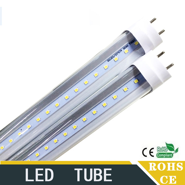 4ft/1.2mT8 LED Tube 18W G13 LED Tubes Light Repalcement Fluorescent Tube Lamp 1200MM SMD2835 LED Lighting Bulb light wholesale free shipping