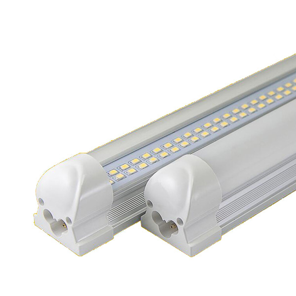 25pcs per Pack 18W T8 LED Tubes 2Ft 3Ft 4Ft LED Integrated Tube Lights Double Strips led Light Lamp Bulb 2feet 60cm AC85-265V Fast shipping