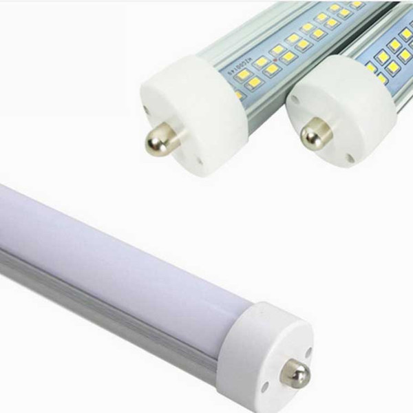 T8 8ft FA8 end cap doubble row/line 576pcs 72W LED Tube Lights super brightness Repalcement Fluorescent Tube Lamp 2400MM SMD2835 light Bulbs