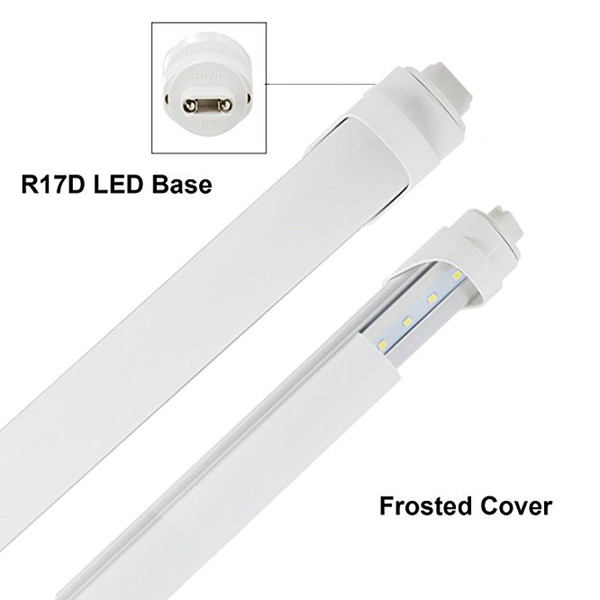 240CM T8 8foot 8ft R17D end cap LED Tube Lights 45W LED Tubes Light Repalcement Fluorescent Tube Lamp 2400MM SMD2835 LED Lighting Bulb light