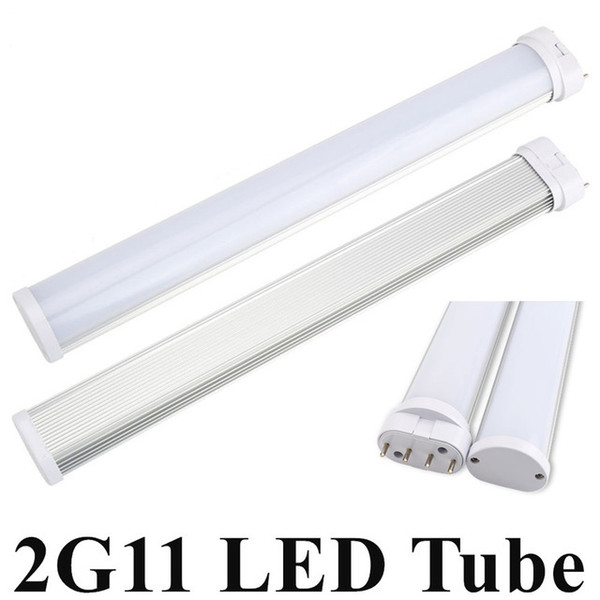 New Best 2G11 LED Light 2G11 Tube LED 12W/230mm 15W/325mm 18W/415mm 25W/540mm SMD2835 Frosted Cover AC85--265V Warm/Cool White free shipping