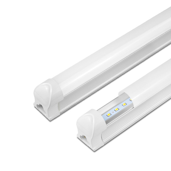 Hot!! Integrated T8 Tube bulb 8W 12W 220V 240V LED Wall light Closet Cabinet LED Bar lamp Light Replace Fluorescent Tube