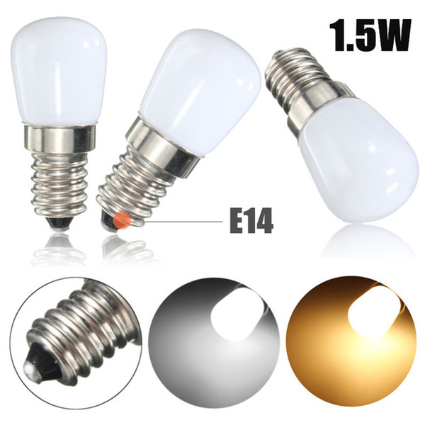 Mini LED S6 Light Bulb E14 1.5W SES Fridge Freezer LED SMD Lamp Spot light Bulbs Chandeliers Lighting 80-90 LM AC220V Wholesale FREE SHIPPIN