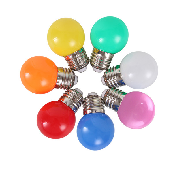 E27 LED Light Bulb 3W RGB Bombillas Led E27 Colorful Red Blue Green Yellow Orange White for Chrismas Wedding Decoration AC180-265V free ship