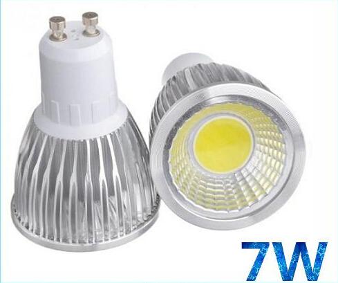 High Power GU10 E27 MR16 LED 7W COB Spotlight Bulb Lamp dimmable Warm/Natural/Cool White