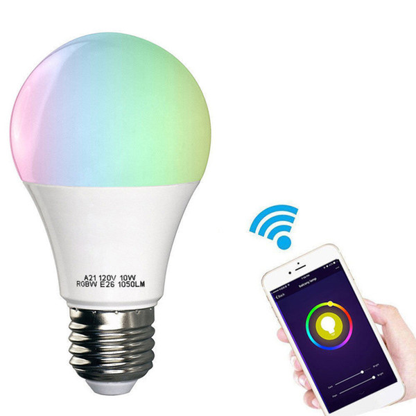 Smart LED Bulbs Colorful Voice Control Dimmable for Alexa / Amazon Echo and Google Home Suitable for living room, bedroom