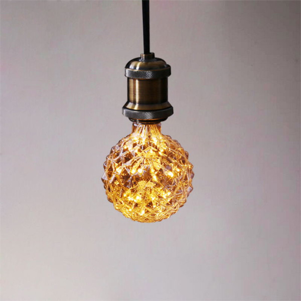 Vintage E27 110V-220V 3W Energy Saving Firework LED Edison Starry Sky Light Lamp Bulb for Cafe Bar Restaurant Clothes Shop Christmas Decor