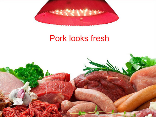 LED FOOD lighting for meat fruit Vegetable seafood bakery 50 Wattage LED Fresh Light (White + Red LED) for Market Sell Meat Vegetable Use