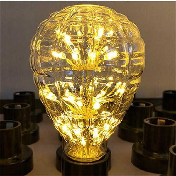 E27 110V-220V 3W Energy Saving LED Edison Starry Sky Light Grenade Lamp Bulb for Cafe Bar Restaurant Clothes Shop Home Christmas Decoration