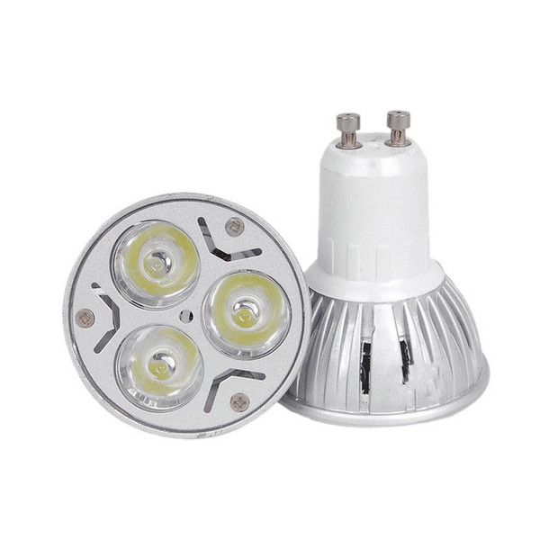 X100 Free shipping High power Led Lamp GU10 E27 B22 MR16 GU5.3 E14 3W 85~265V/220V/110V Led spot Light Spotlight Dimmable led bulb downlight