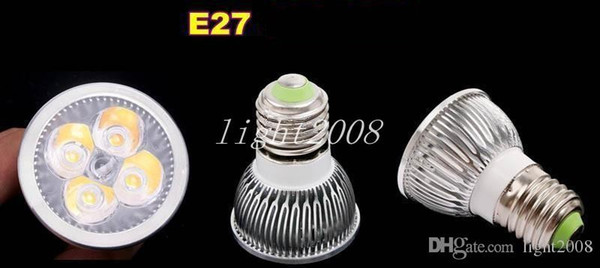 Dimmable GU10 E27 E14 3W 4W 5W High power LED Bulb Spotlight Downlight Lamp LED Lighting