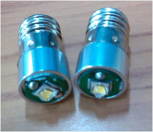 LED E10 3W recessed screw LED light 3V E10 Screw head 3W screw base LED e10 3w flashlight bulb